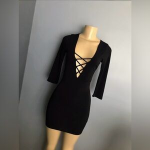 Windsor Criss Cross Lace Up Mini Dress ✨